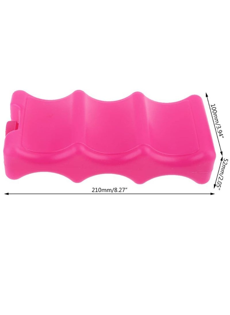 Generic - Reusable Ice Packs for Coolers, 2PCS Contoured Freezer Packs for Breastmilk Bottle Storage, Lunch Box, Insulated Bags, Long Lasting Reusable Cool Packs for Beer Cans Soda, Camping Beach Picnic - Image 1