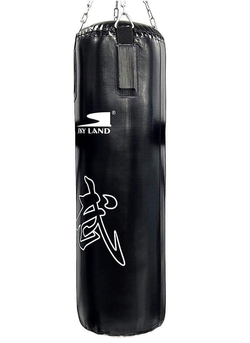 Sky Land - Punching Bag with Chain & Heavy Duty PU Leather Hanging Bag (Filled) | Boxing Bag for Kickboxing, Karate, Muay Thai for Adults/Kids - Image 1