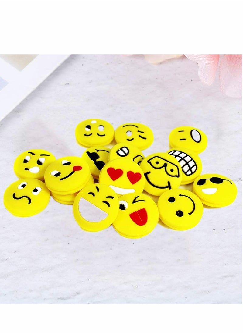 KASTWAVE - Tennis Vibration Dampeners, 8Pcs Racket Shock Absorbers, Smile Face Silicone Absorbers racket dampene, Durable Long-Lasting, Great for Players, Random Style - Image 1