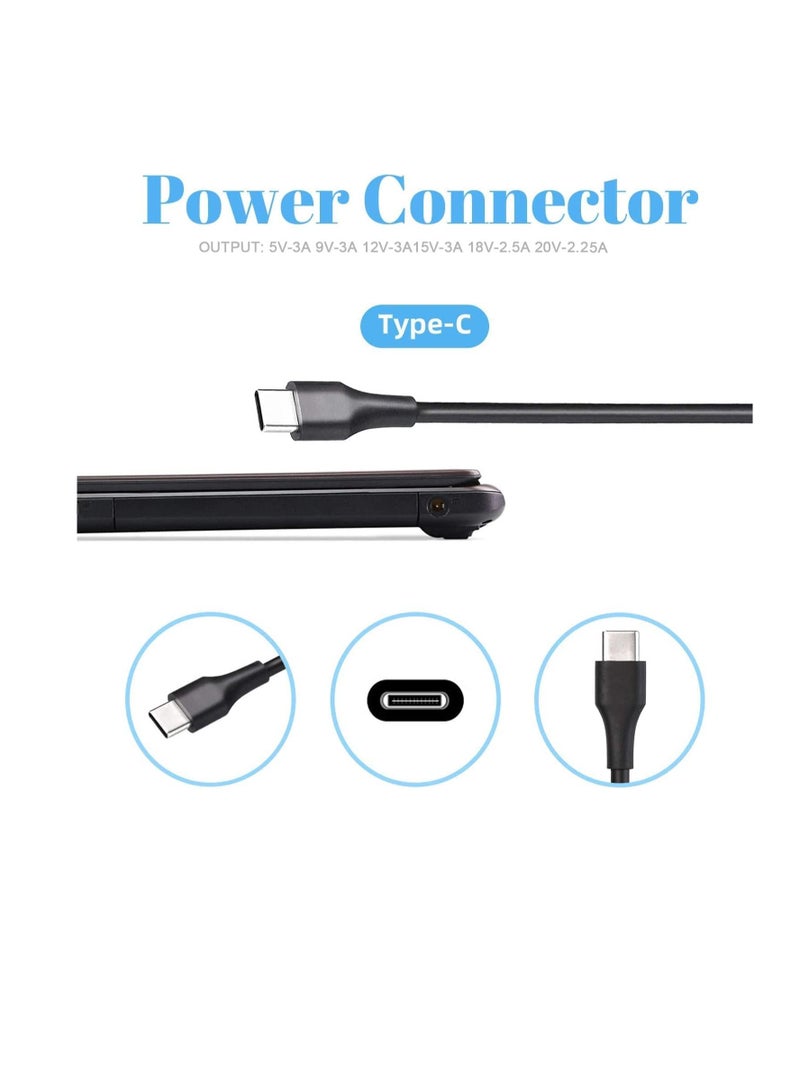 Womdee 45W USB C laptop charger for Acer Chromebook Asus Chromebook, ThinkPad Chromebook and more Type C Power Adapter - Image 2