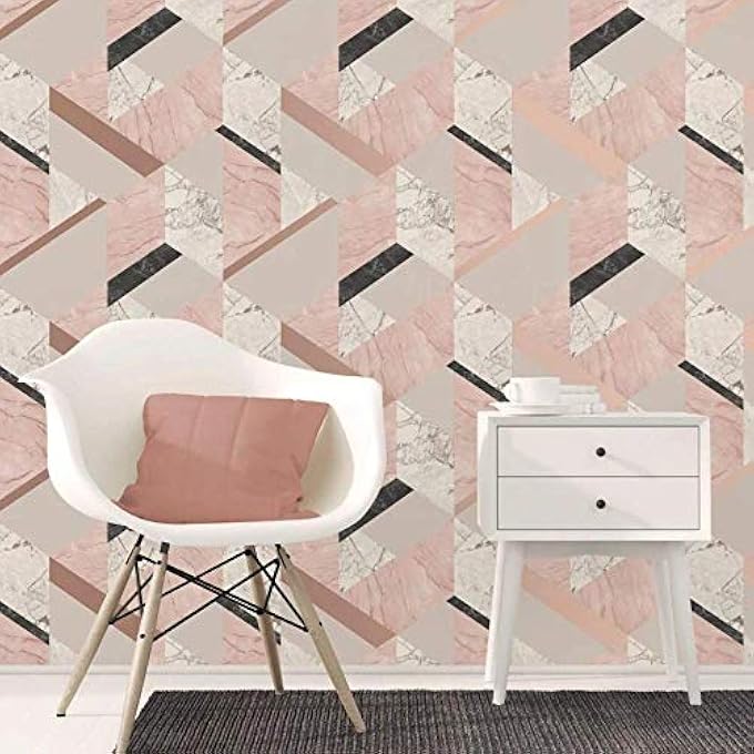 UK MARBLESQUE GEO PINK - Image 1