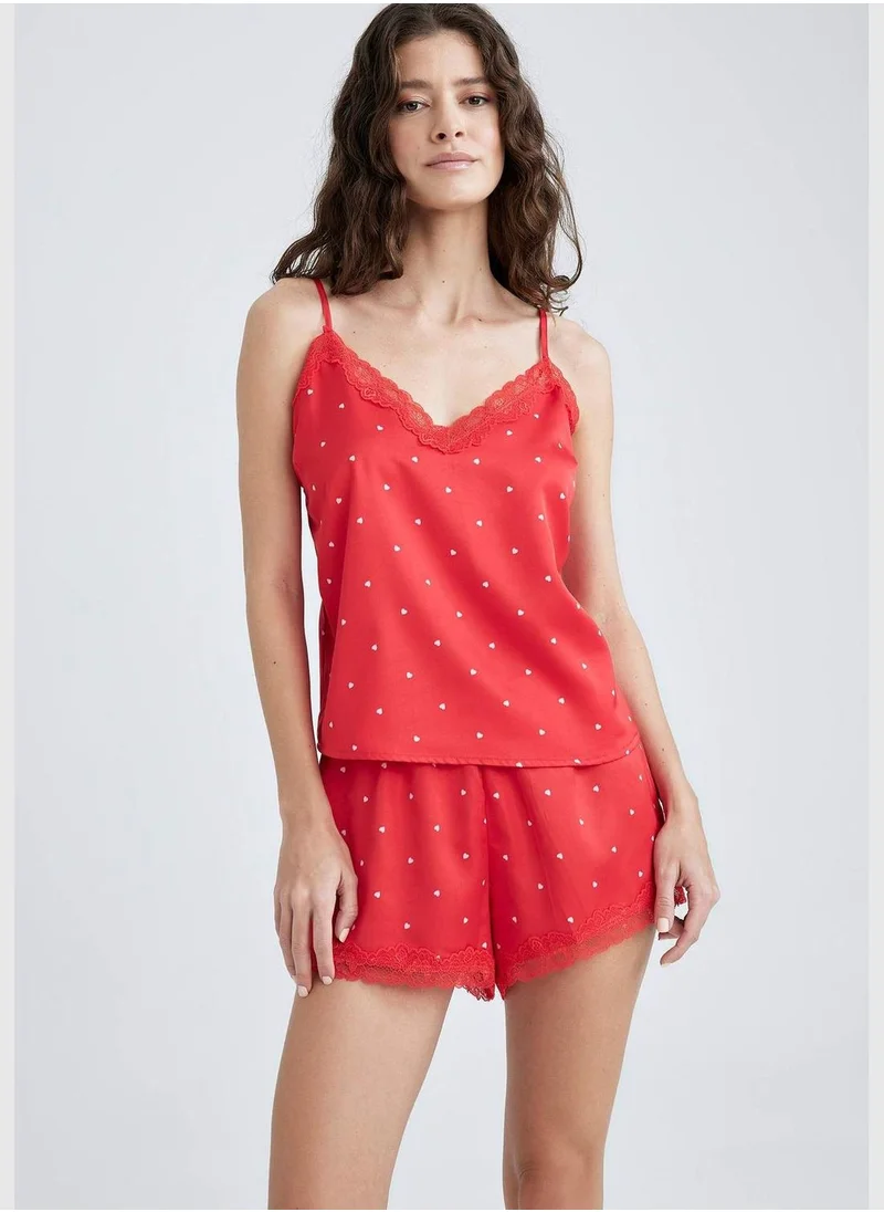 DeFacto 2 Pack Woman Strappy Woven Sets