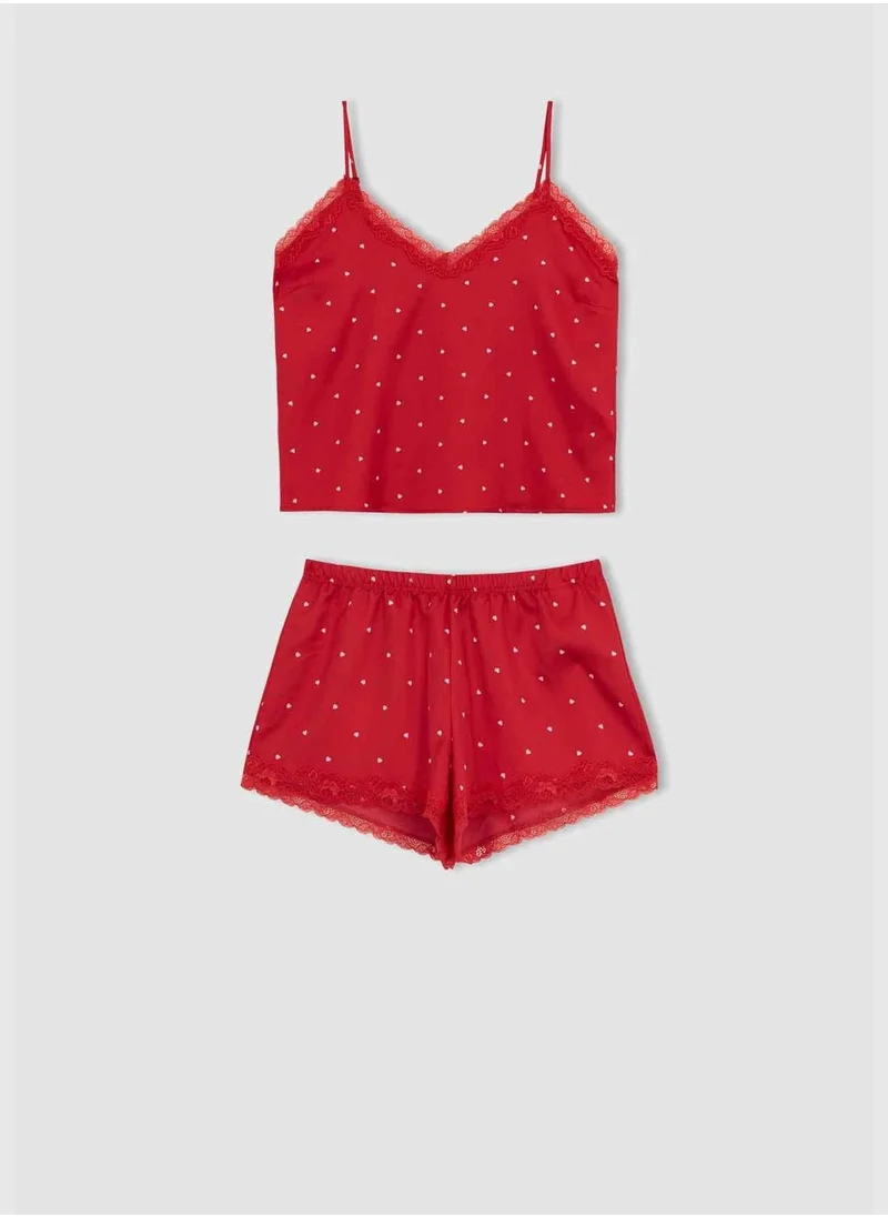 DeFacto 2 Pack Woman Strappy Woven Sets