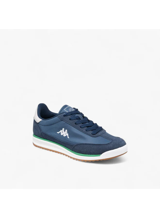 Kappa Men's Logo Print Lace-Up Sneakers