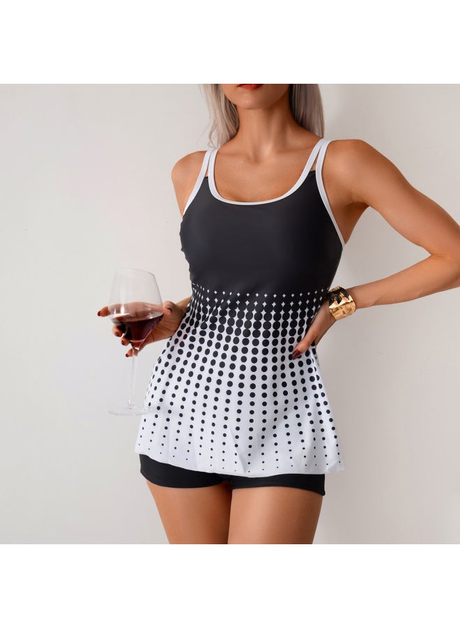 New European And American Split Swimsuit Women's Swimsuit Bikini Tankini Boxer Swimming Trunks