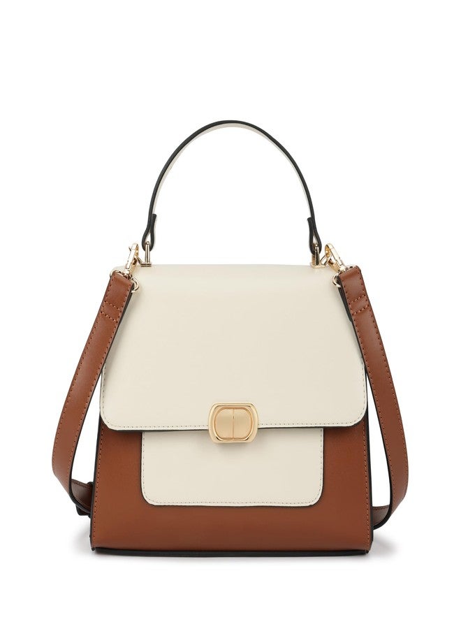 Fastrack ModLock Satchel | Women’s Faux-Leather Satchel | Dual Carry Options, Spacious Main Compartment & Quilted Front Pocket - Image 1
