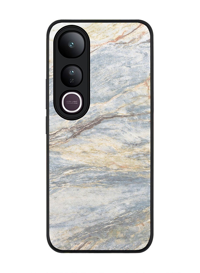Stylizedd For vivo V50 Lite Case,Slim fit Camera Protection, Shockproof Thin Phone cover  - Marble Print Grey Classic