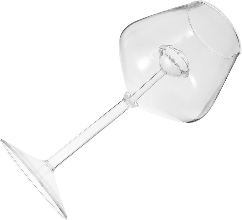Crystal Goblet Stemware Rhinestone Cocktail Glass for Household and Party Use - Image 1