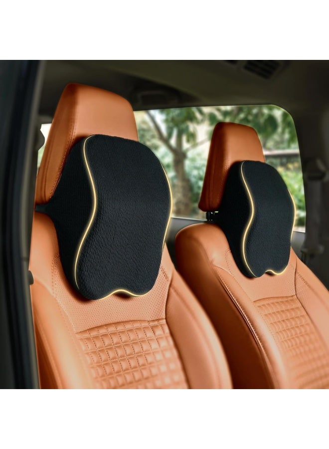Ergonomic Car Neck Rest Pillow – Premium Memory Foam Headrest Cushion for Comfortable Travel & Driving – Orthopedic Neck Support - Image 1