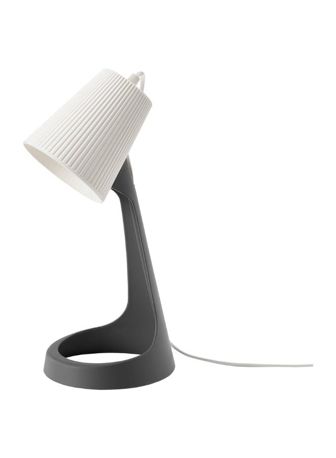 IKEA (IKEA) سفاليت مصباح عمل، رمادي داكن/أبيض - Image 1