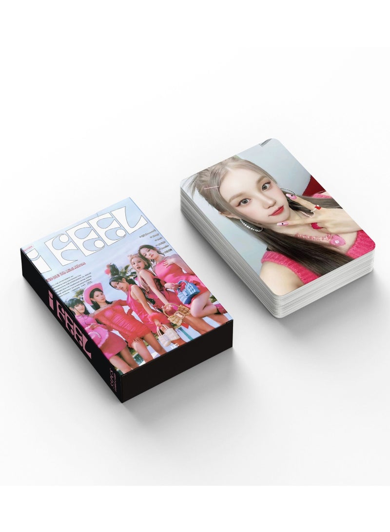 EHOME 55Pcs (G)-idle Girl Group Photo Card New Album I FEEL Lomo Card - Image 4