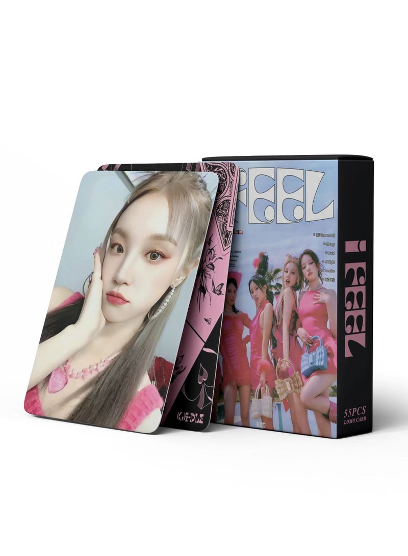 EHOME 55Pcs (G)-idle Girl Group Photo Card New Album I FEEL Lomo Card - Image 1
