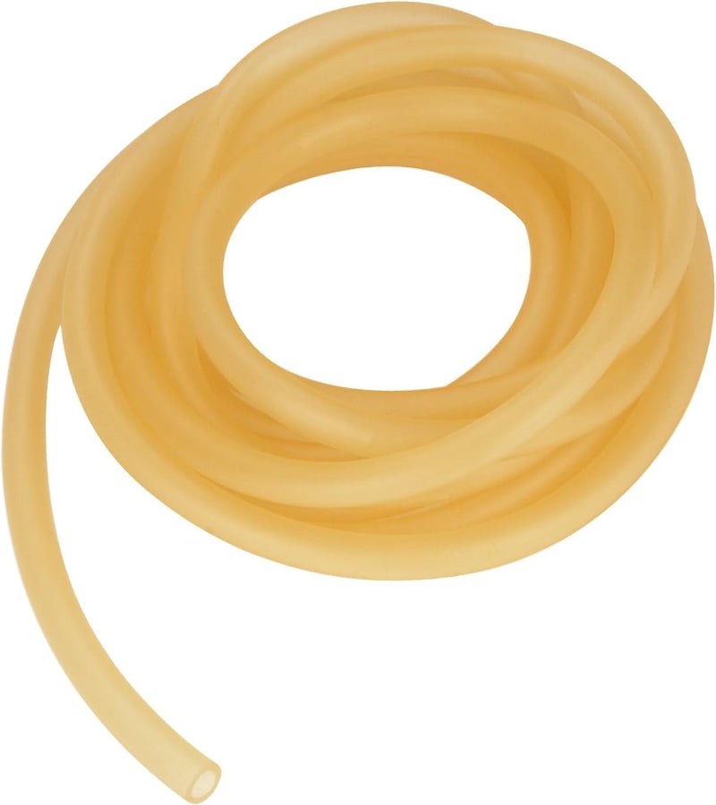 stonylab Amber Rubber Tubing, 3/8 inch OD, 1/4 inch ID, 6 Feet, 12 Months Warranty - Image 1