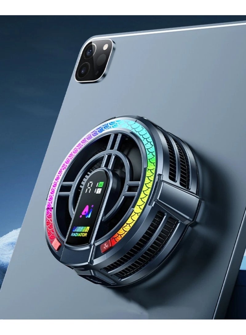 Kirin Dragon AI Radiator Tablet Fan USB Powered with Adjustable Clamp - Image 2