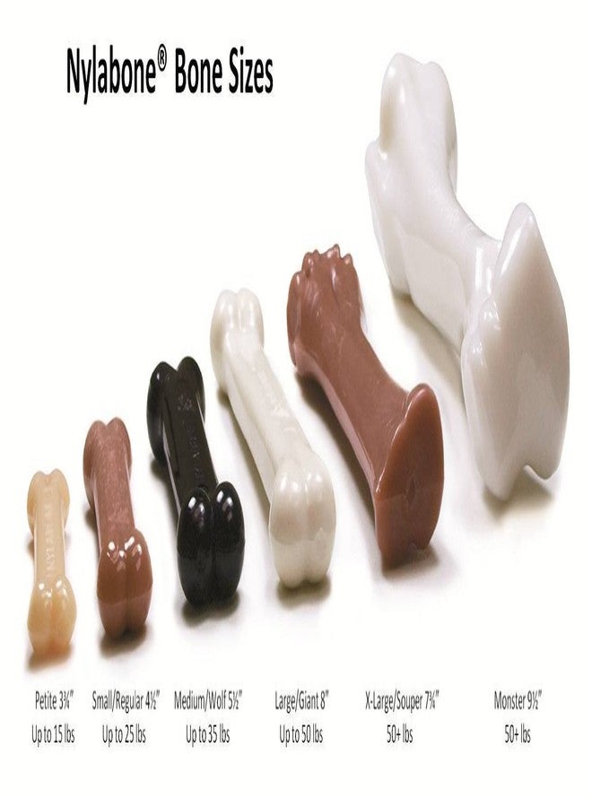 Nylabone (3 Pack) Nylabone Dura Chew Bacon Flavored Bone - Size Regular - Image 3