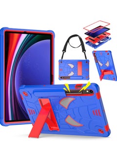 General Case for Samsung Galaxy Tab S9 FE 10.9 Inch/ S9 11 Inch Heavy Duty Shockproof Rugged Protective Stand Cover with Detachable Adjustable Shoulder Strap & Pencil Holder  - Image 1