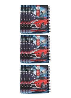 Ford Mustang Ford Mustang Small NOTEBOOK with high quality paper A6 70 sheets Pack of 12  - Image 1