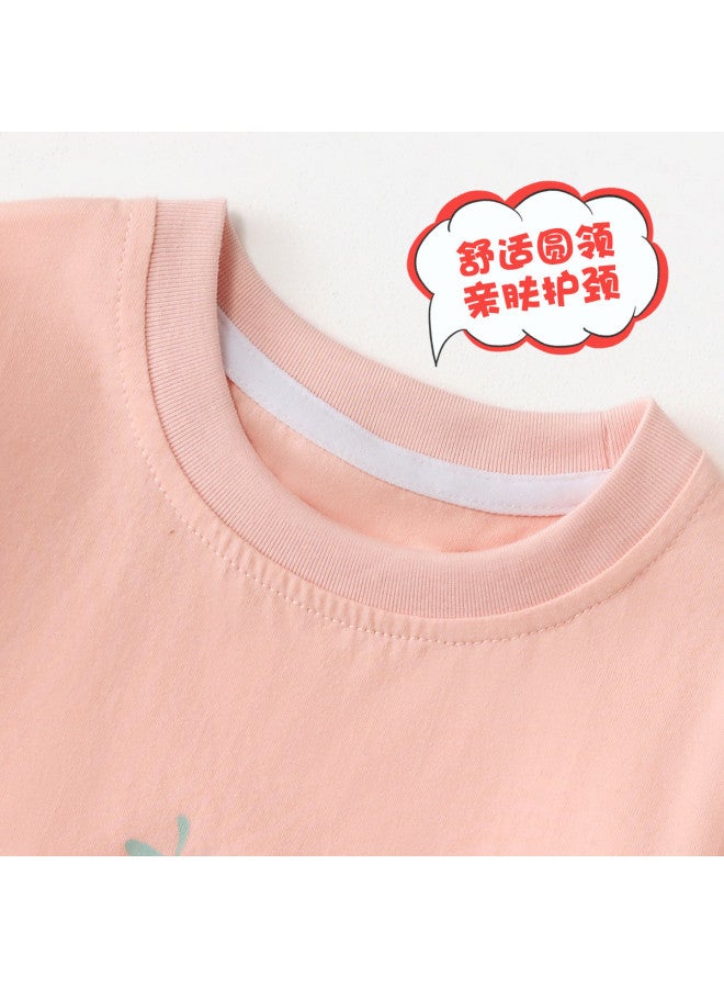 Doxiluka Pure Cotton Baby Long Sleeve T-shirt Boys Girls Spring Top Simple Cartoon Kids Clothes New Spring/autumn Style - Image 3