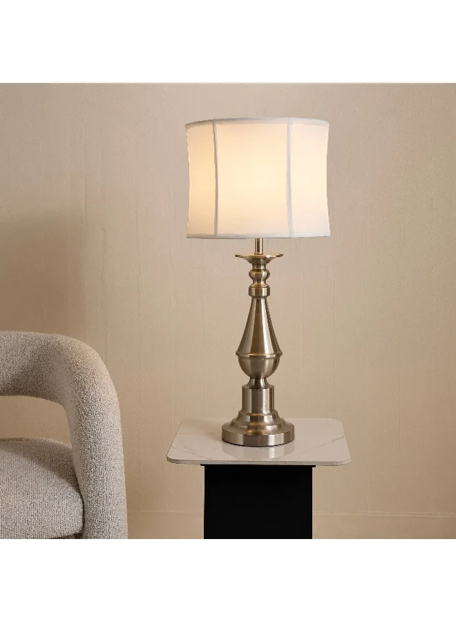 Home Box Glen Mallory Metal Table Lamp with Handmade Shade - 33x71 cm
