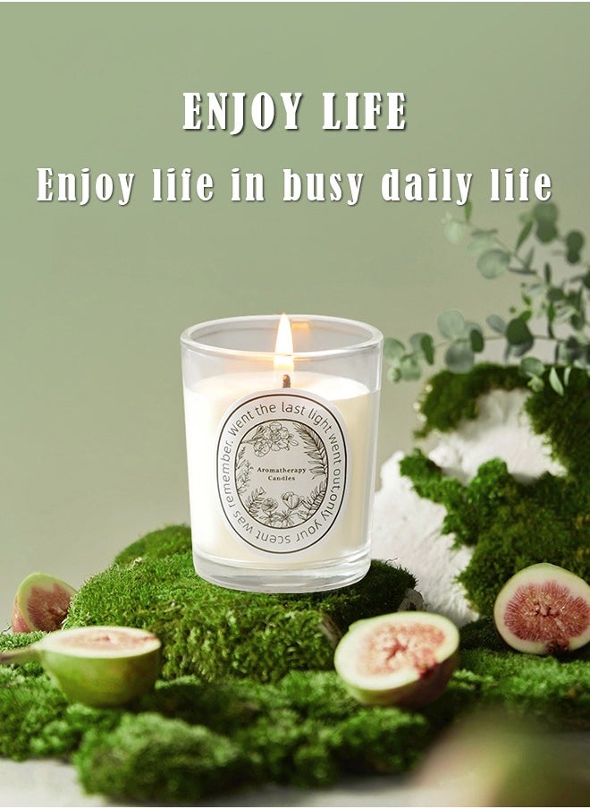 BiuTFon 3pcs Scented Candle, Three Different Scents Single Wick Candle - Floral Scent  - Image 2