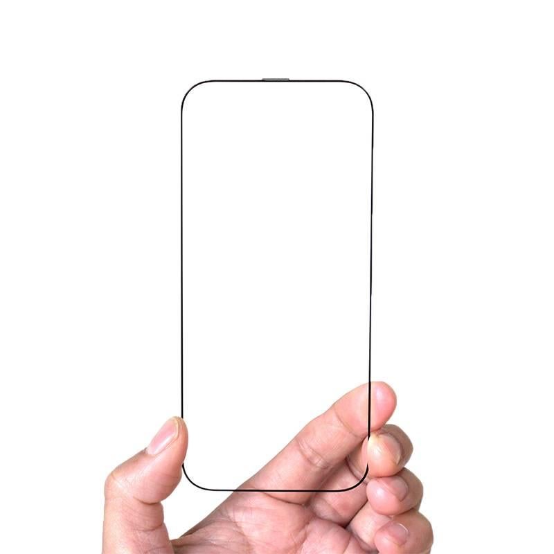 SK غطاء هاتف، تغطية كاملة منحنية ثلاثية الأبعاد، شفاف Glass، لـ iPhone 16 / 16 Plus / 16 Pro / 16 Pro Max - Image 1