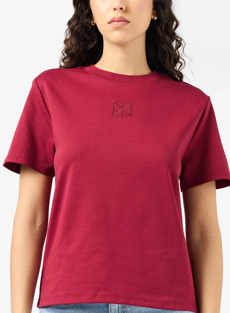 CALVIN KLEIN Logo Crew Neck T-Shirt