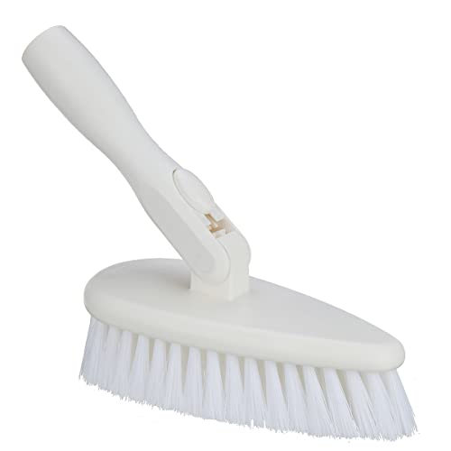 Qaestfy Bathtub Brush Refill Replacement Shower Tub and Tile Cleaning Lock in Place Scrub Brushes Head for Bathroom Wall Floor Scrubbing Compatiable with QAE008 & QAE002 Model QAE007 - Image 1