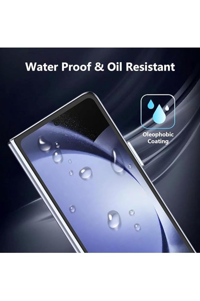 Muzz حماية شاشة لجهاز سامسونج جالكسي زد فولد 7 للعرض الأمامي والداخلي فيلم هيدروجيل غير لامع مضاد للخدش (2 عبوة) (تشطيب لامع) - Image 3