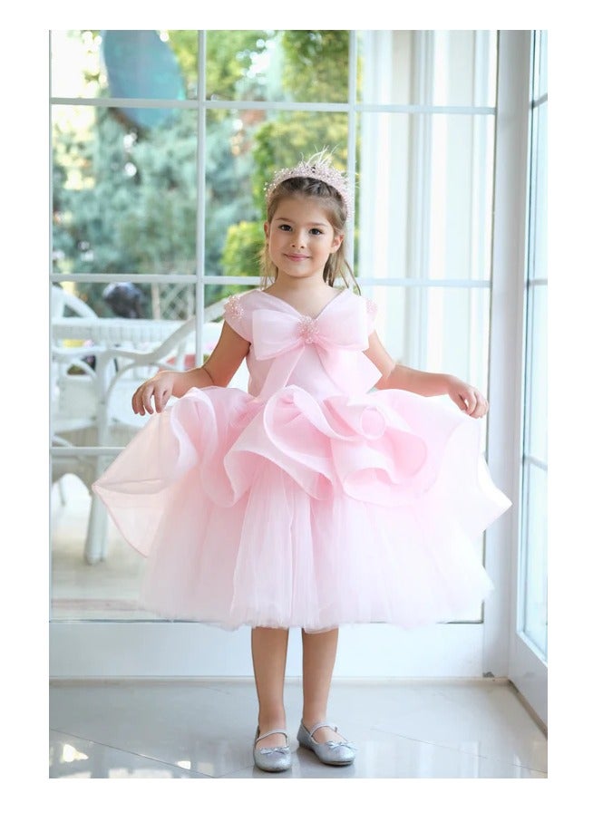 فيا بامبينو فستان تول مكشكش - Image 1