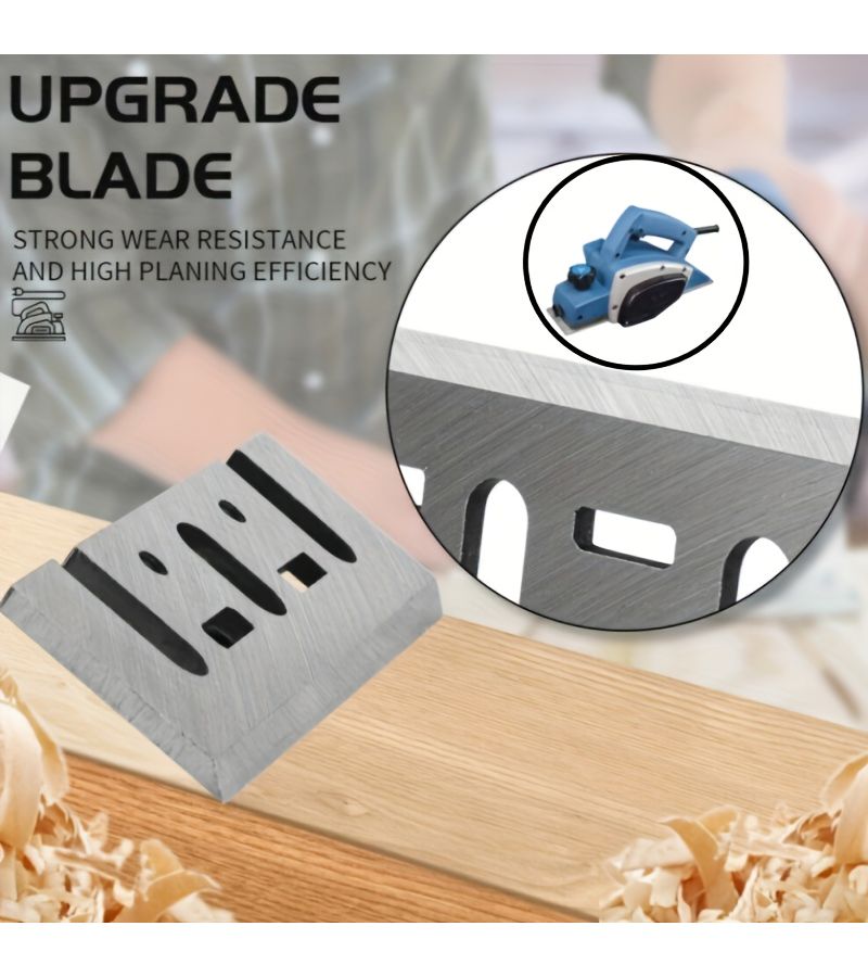 2Pcs Replacement Spare Blades For 1900B Electric Planer 82X29X3Mm - Image 2