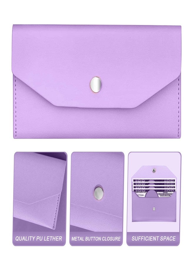 Nolcha Cash Holder Women,Cash Wallets for Women, Reusable Cash Holder Wallet, Men's and Women's Pu Leather Cash Envelope Wallet, Cash Stuffing Wallet for Budget Cash Holder (Purple) - Image 3