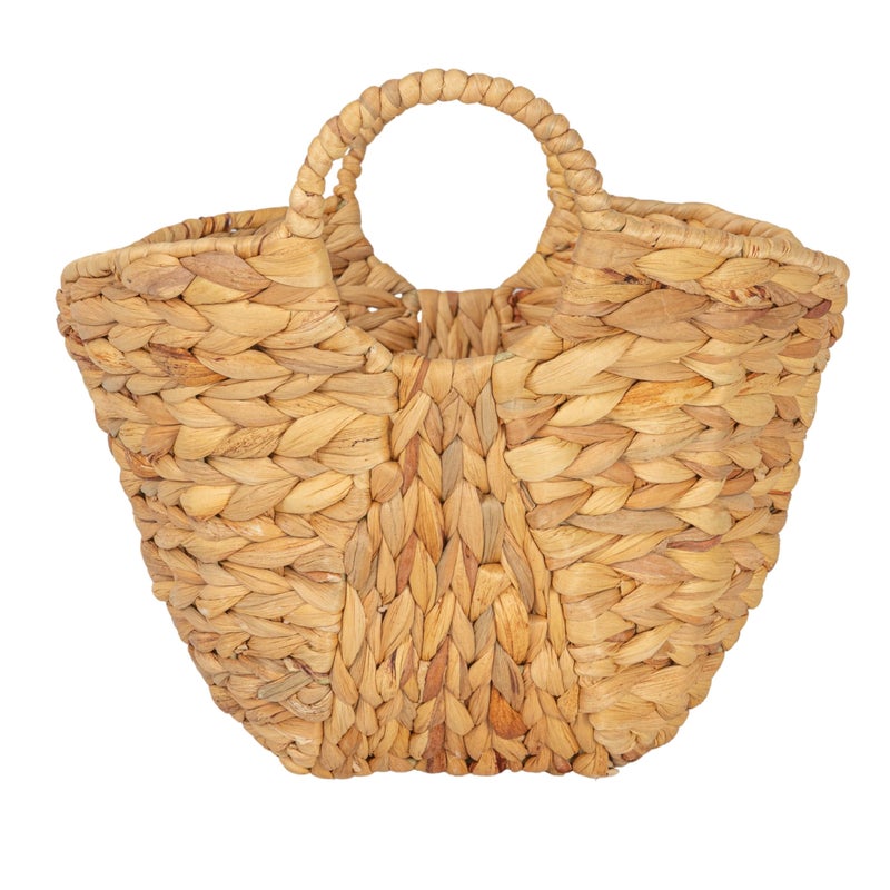 Household Essentials Water Hyacinth Basket with Handles - Image 5