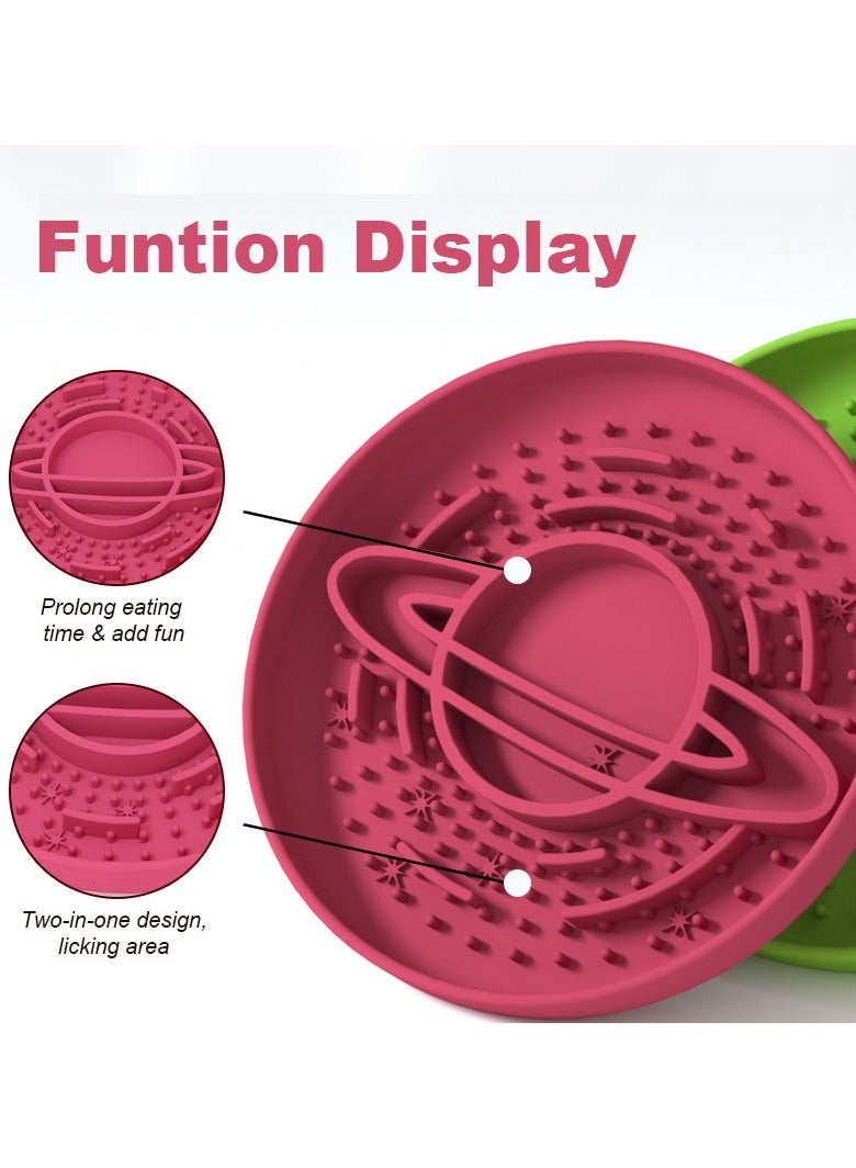 general Slow Feeding Bowl for Dogs Silicone Pet Bowl Anti-Choking Slow Feeding Interactive Bowl Non-Slip, Easy-Clean Food Bowl for Small to Medium Dogs - Image 2