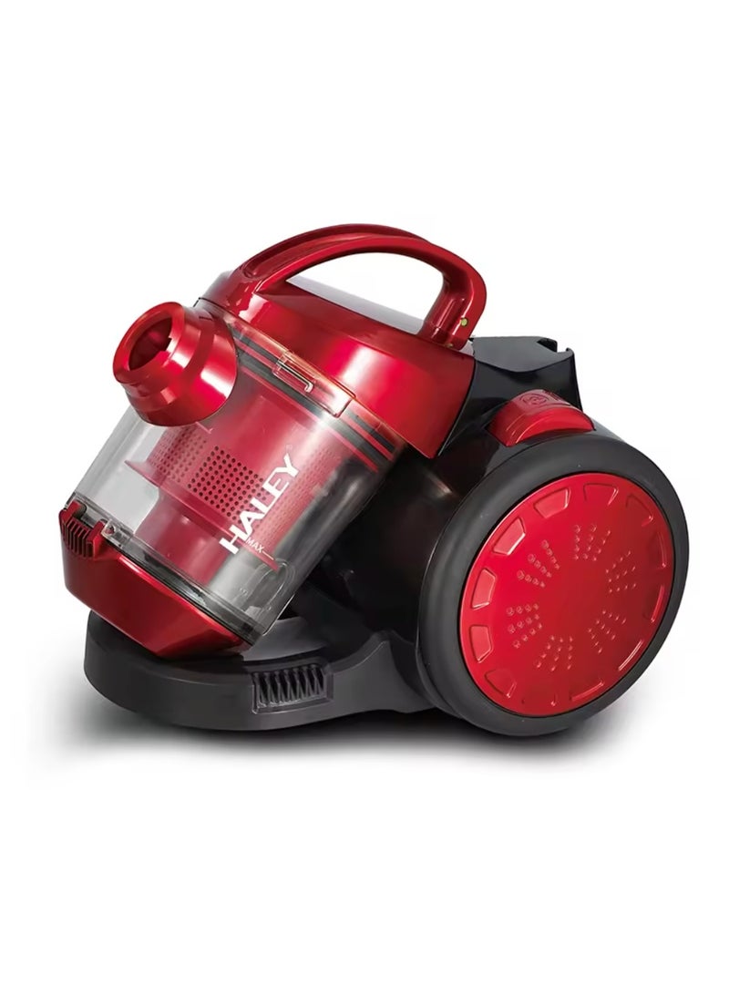 Haley مكنسة كهربائية بقوة 2800 واط، سلك أسبرين قوي، جودة عالية، بدون كيس، مكنسة كهربائية إعصارية سعة 2 لتر - Image 4