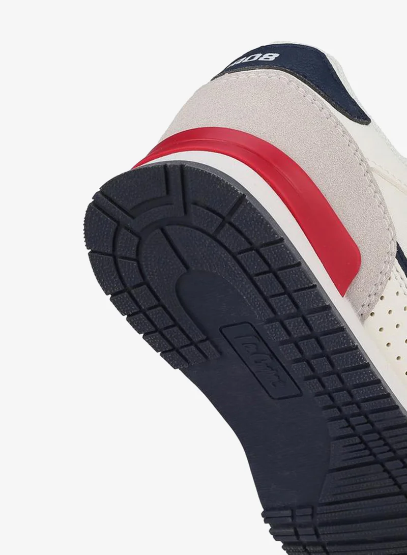 Lee Cooper WHITE Boys Colourblock Lace-Up Sneakers for Men | Best Price UAE