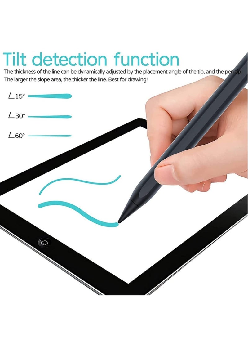 Stylus Pen for iPad 10th/9th/8th generation with Palm Rejection, Pencil for iPad Compatible with iPad Pro 11/iPad Pro 12.9/iPad 6th/7th/8th/9th/10th/iPad Mini 5th/6th/iPad Air 3rd/4th/5th