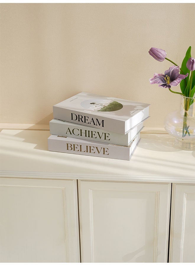 ZVEV Decorative Books for Home Decor, Faux Books for Living Room Bookshelf, Coffee Table Decoration, Hollow Inside - Image 3