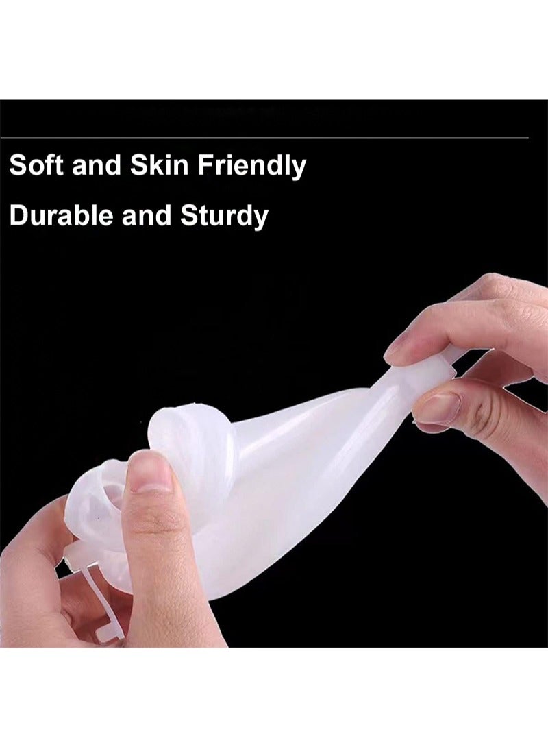 Aikanbo Urine Collection Bag，Portable Catheterization Bag，Reusable Portable Silicone Urinal with 2 Catheterization Bags (Elderly Male，White) - Image 5