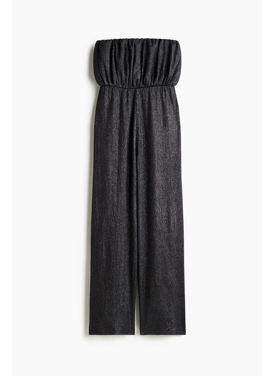 H&M Ribbed Bandeau Jumpsuit