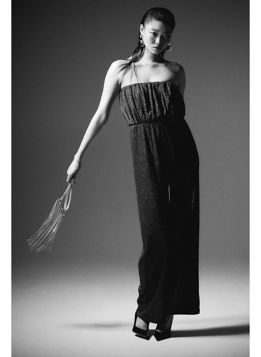H&M Ribbed Bandeau Jumpsuit
