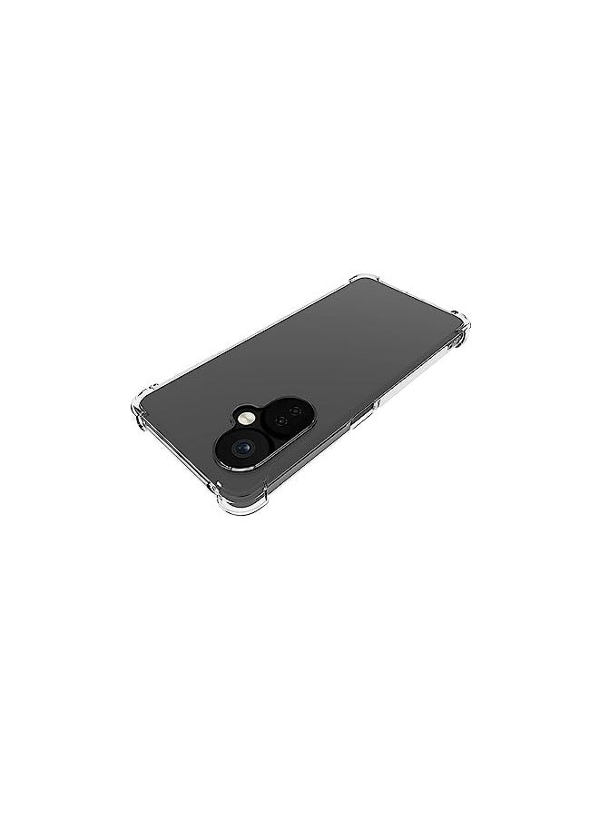 Generic - 1 Plus 2 Case For Oneplus Nord Ce 3 Lite 5G Case With Screen Protector 2 Pcs Heavy Duty Dual Layer Anti Scratch Shockproof Protective Cover With Magnetic Ring Kickstand Clear - Image 1
