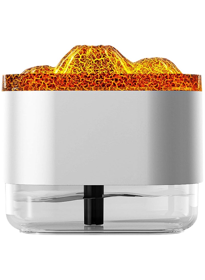 Flame Diffuser Colorful Flame Fire Diffuser Humidifier Portable Noiseless Aroma Diffuser For Home Office Or Yoga Essential Oil Diffuser With No Water Auto Off Protection  - Image 1