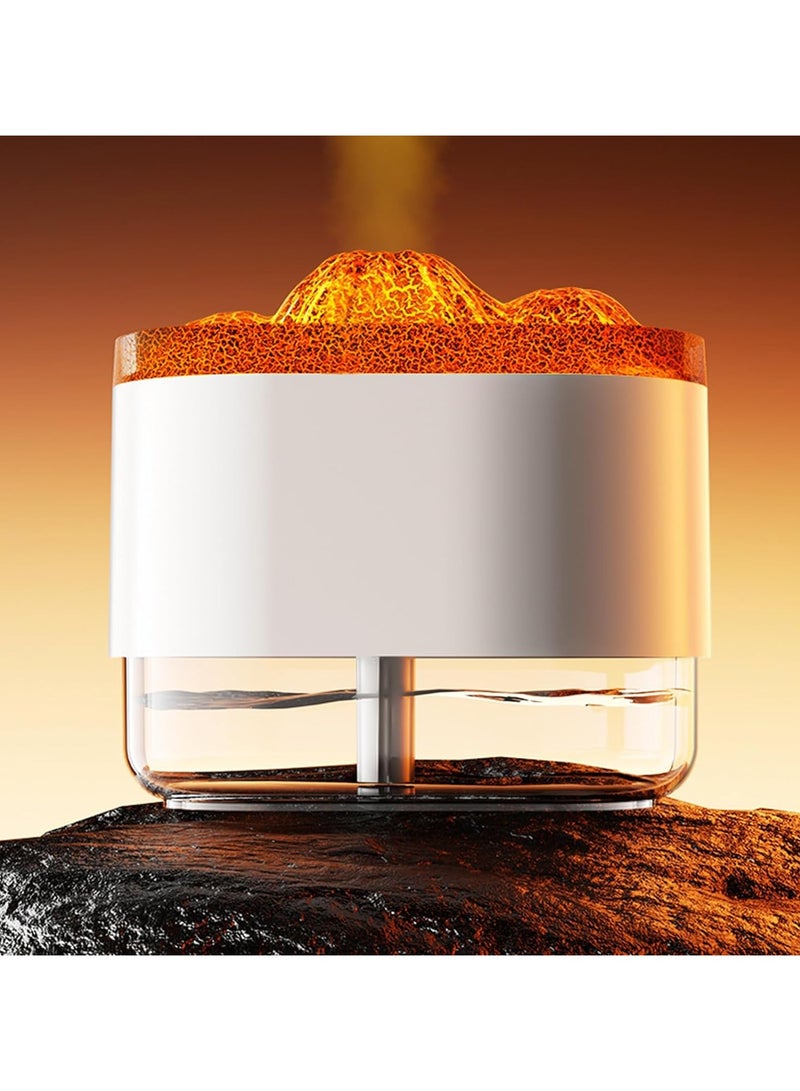 Flame Diffuser Colorful Flame Fire Diffuser Humidifier Portable Noiseless Aroma Diffuser For Home Office Or Yoga Essential Oil Diffuser With No Water Auto Off Protection  - Image 5