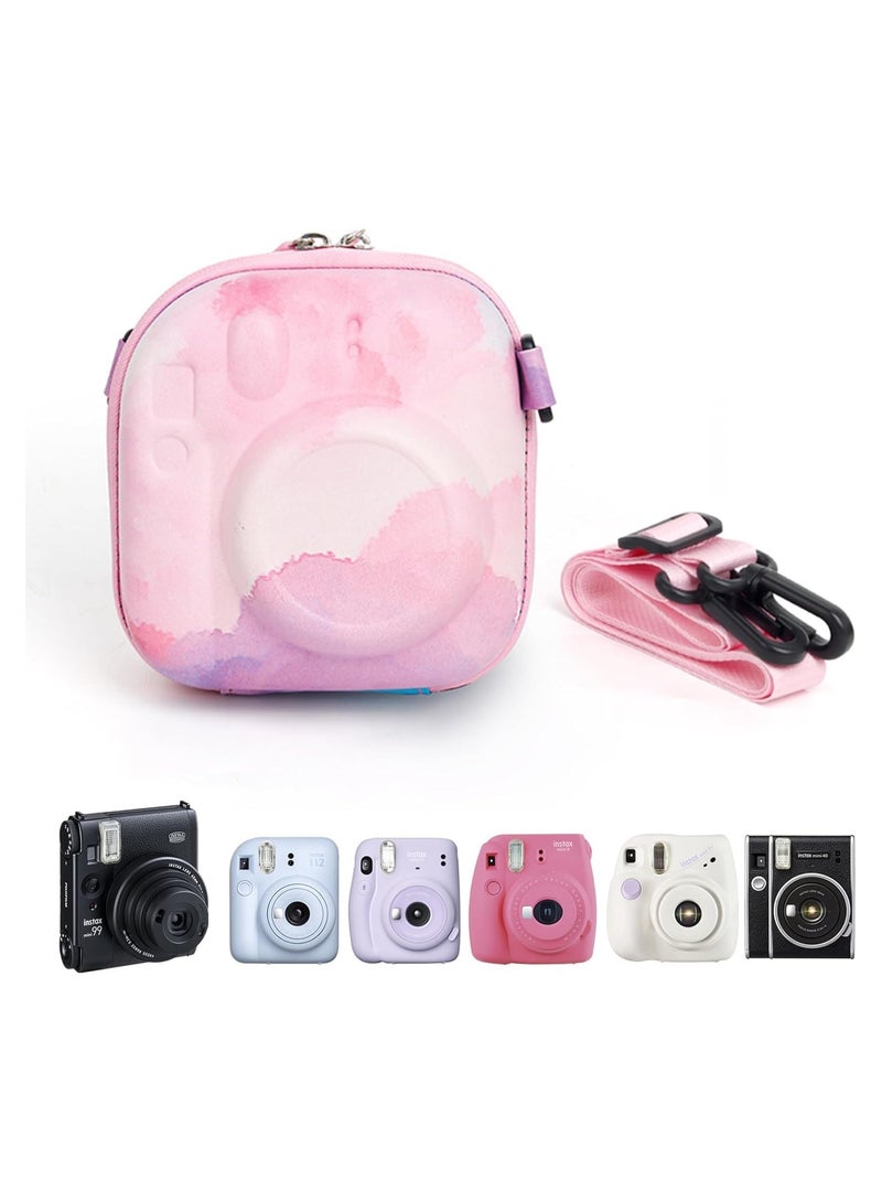 General Hard EVA Camera Organiser, Camera Storage Case, Compatible with Fujifilm Instax Mini 12/11/9/8//7+/90/99/40, Protective Coloured Carrying Case with Shoulder Strap  - Image 1