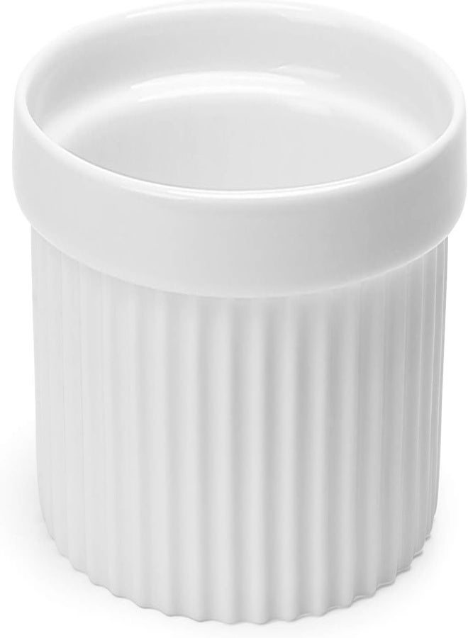 AKDC Sweese 503.000 Porcelain Ramekins For Baking - 12 Ounce Souffle Dish - Single, White - Image 3
