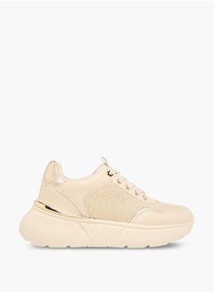 MISSY Women Missy Panelled Chunky Sneakers with Lace-Up Closure Ramadan Collection  - Image 3