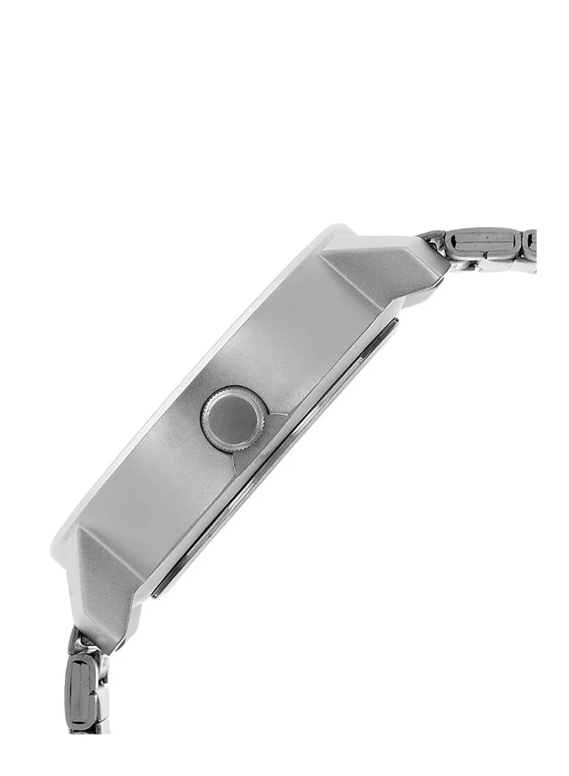 فاستراك Fastrack Quartz Analog White Dial Stainless Steel Strap Watch for Guys