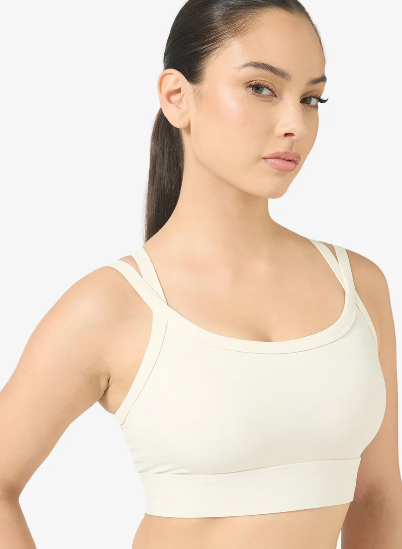 FRWD  Strappy Sports Bra with Back Clasp for Women | Best Price UAE