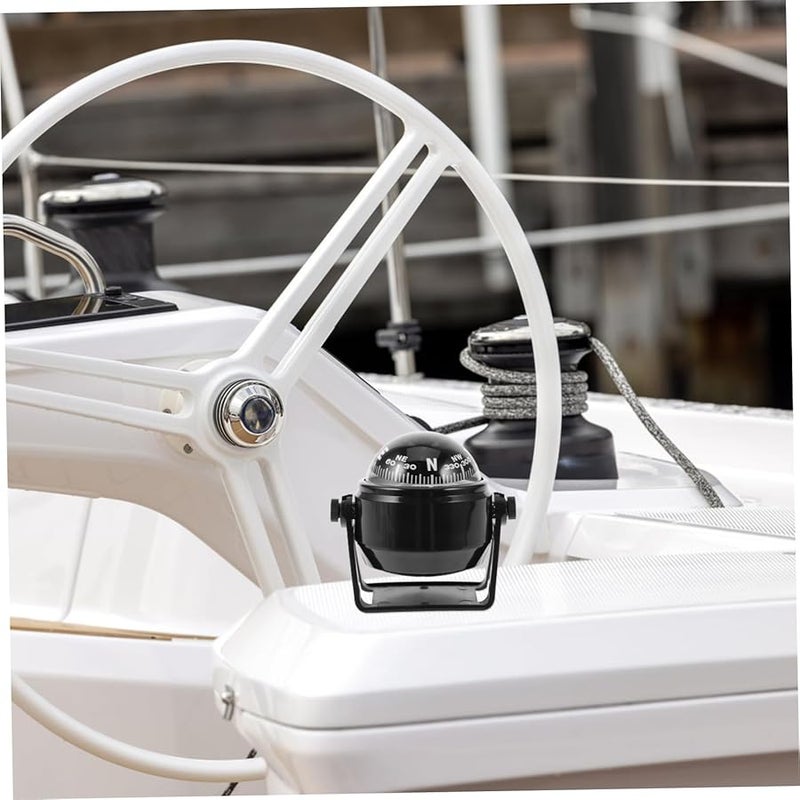 Adjustable Dashboard Ball Compass for Boats and Cars Compact Decorative Navigation Tool - Image 5