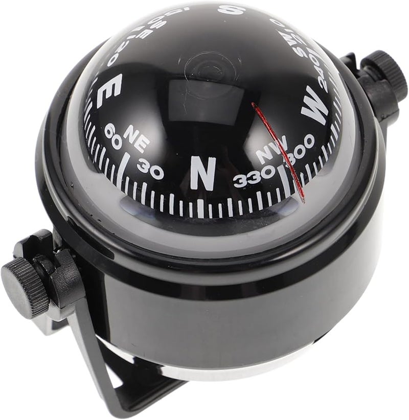 Adjustable Dashboard Ball Compass for Boats and Cars Compact Decorative Navigation Tool - Image 2